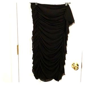 Express Black Chiffon Mini Cocktail Dress
Size 2